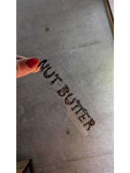 NUT-BUTTER ロゴ 転写ステッカー #BLACK｜NUT-BUTTER