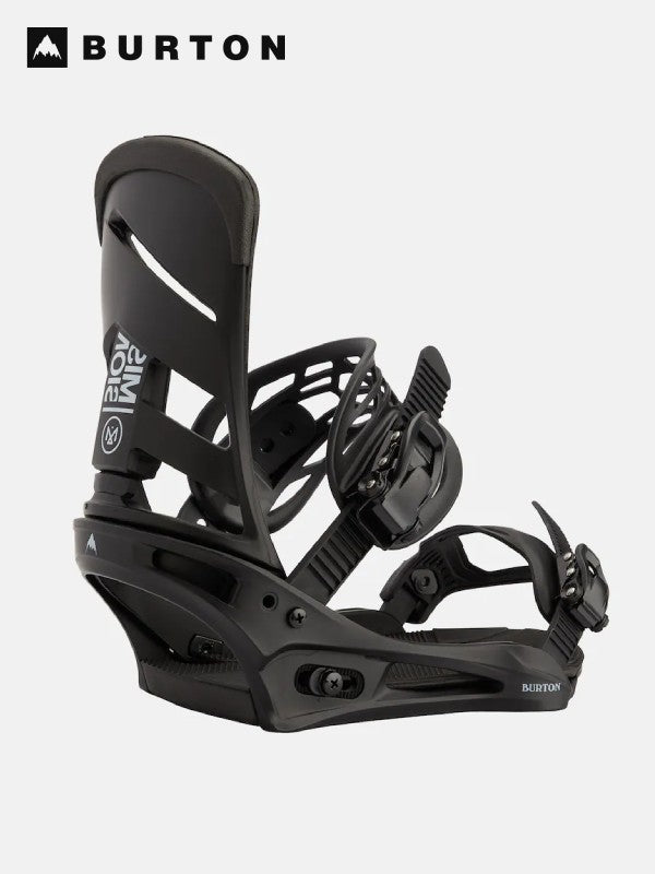 24/25モデル Men's Mission Re:Flex Snowboard Bindings #Black [105461]｜BURTON