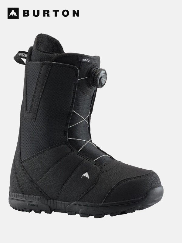 24/25モデル Men's Moto BOA Wide Snowboard Boots #Black [214251]｜BURTON