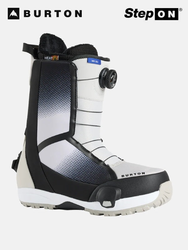25/26モデル Men's Waverange Step On Wide Snowboard Boots #GRAY CLOUD [302921]｜BURTON