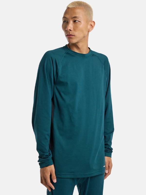 24/25モデル Men's Midweit X Base Layer Crewneck #Deep Emerald [221921]｜BURTON