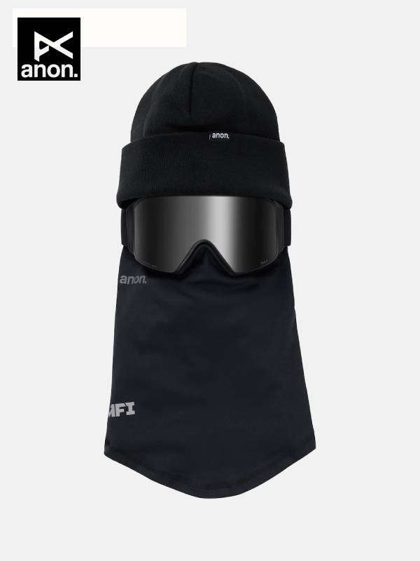 24/25モデル Mfi Beanie Neck Warmer #Black [237681]｜ANON