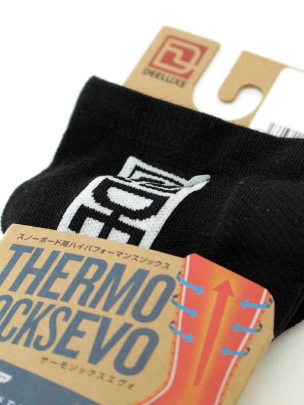 THERMO SOCKS EVO #BLACK [0DELX-7025]｜DEELUXE