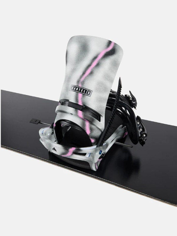 24/25モデル Men's Cartel X Re:Flex Snowboard Bindings #Gray/Pink [222301]｜BURTON