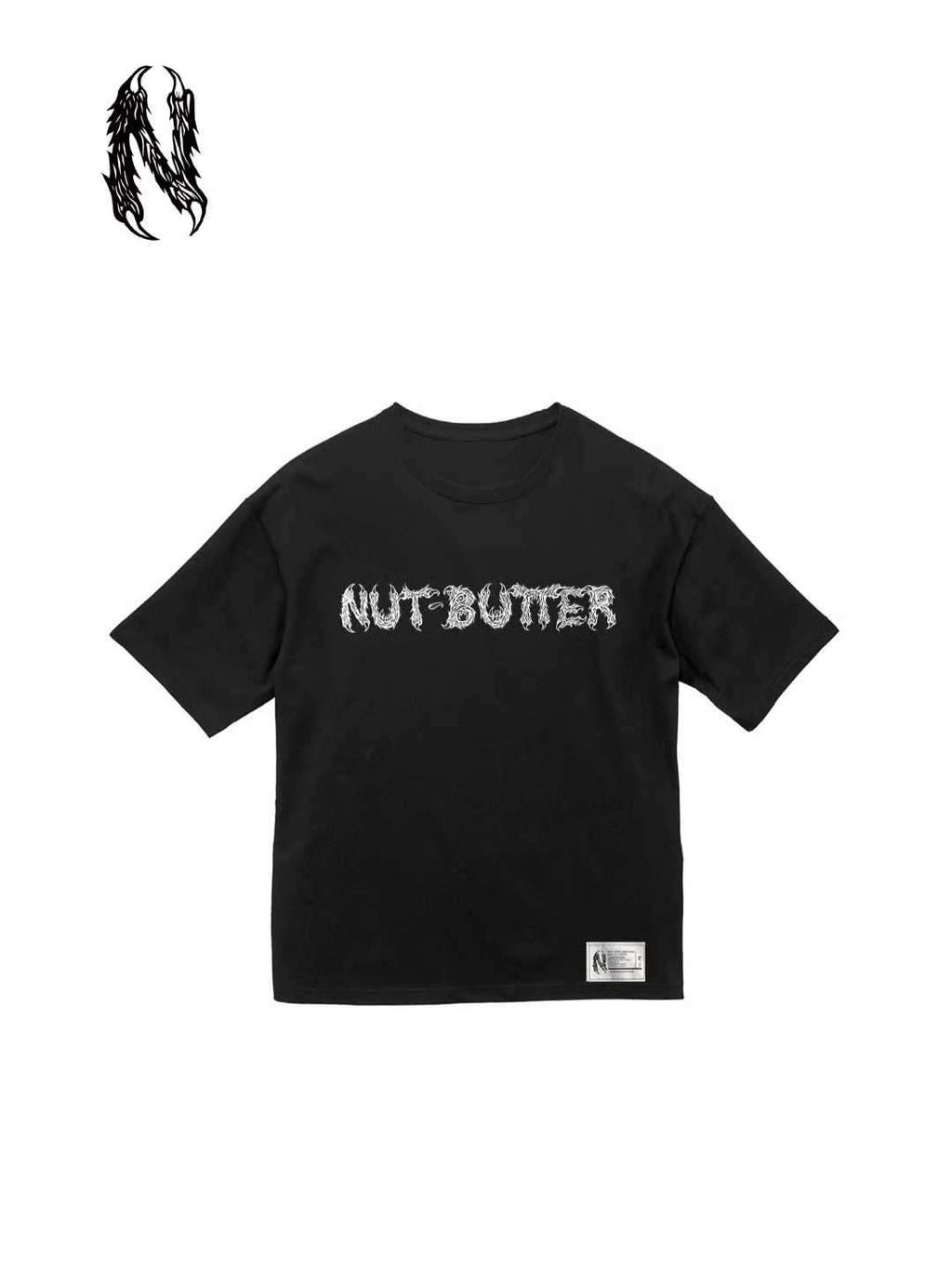 NUT-BUTTER 5.6オンス ビッグシルエット Ｔ #BLACK｜NUT-BUTTER