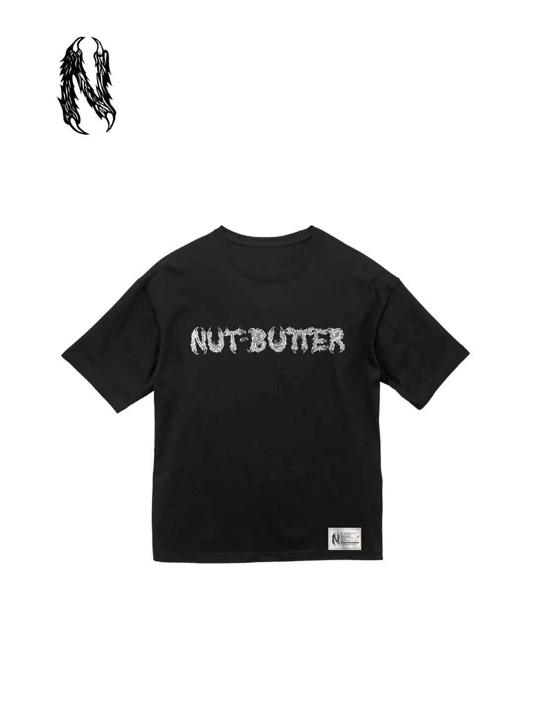 NUT-BUTTER 5.6オンス ビッグシルエット Ｔ #BLACK｜NUT-BUTTER