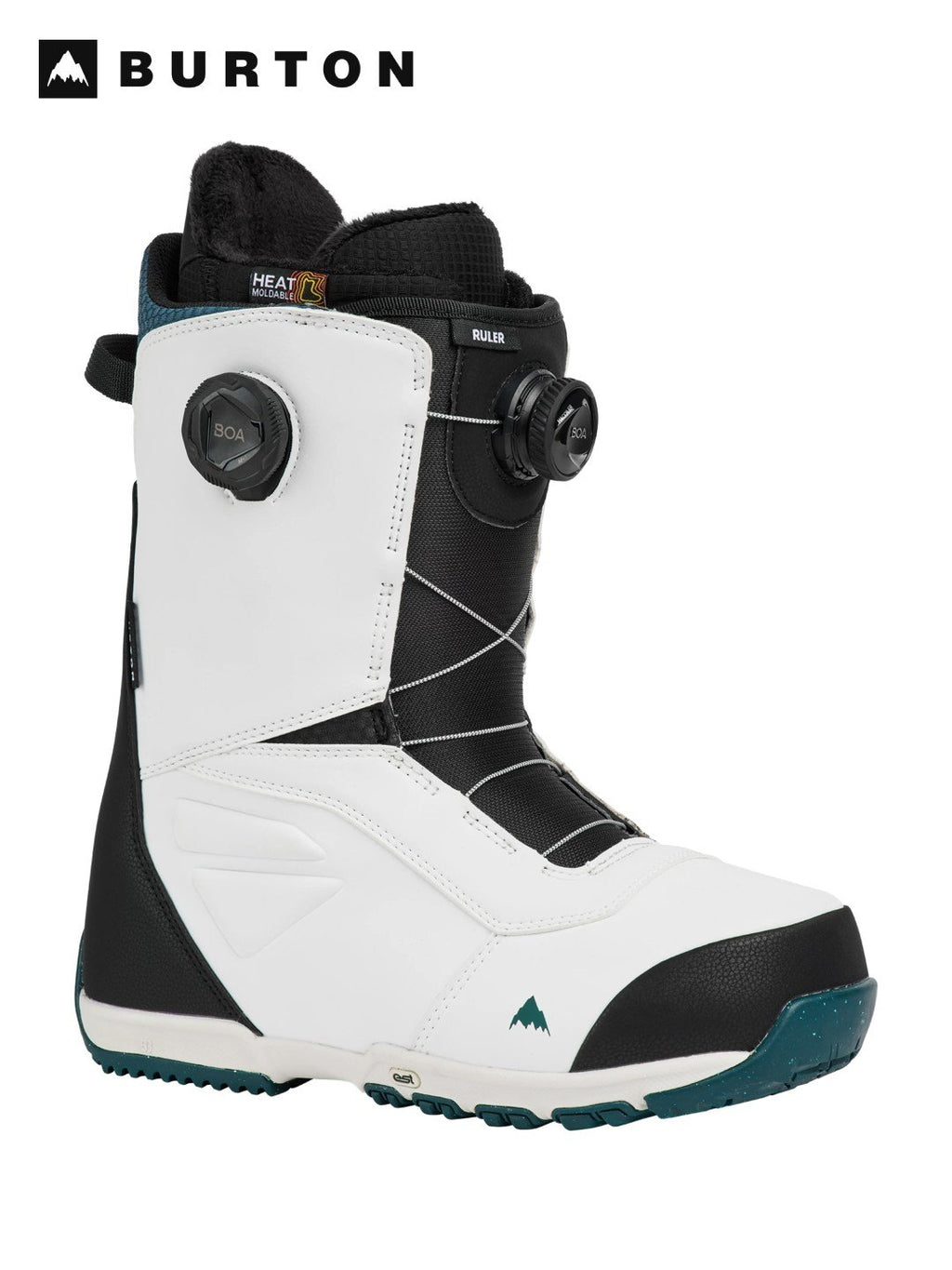【Men】26/27モデル Men's Ruler BOA Snowboard Boots Wide #WHITE [203171]｜BURTON