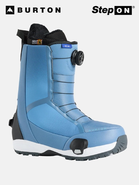 25/26モデル Men's Waverange Step On Wide Snowboard Boots #BLUESTONE [302921]｜BURTON