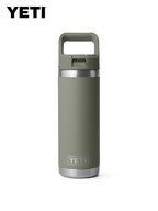 18 oz WATER BOTTLE WITH STRAW CAP #PAMPA LIGHT GREEN [21071508787]｜YETI