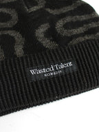 25/26モデル WT JACQUARD BEANIE #BLACK/GRAY｜NOMADIK