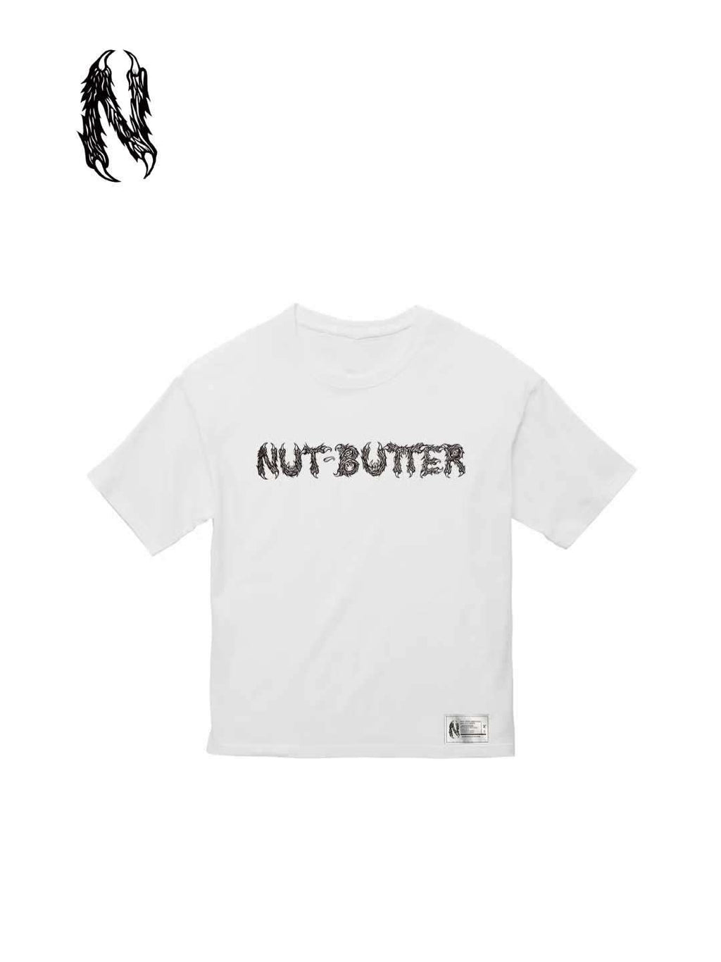 NUT-BUTTER 5.6オンス ビッグシルエット Ｔ #WHITE｜NUT-BUTTER