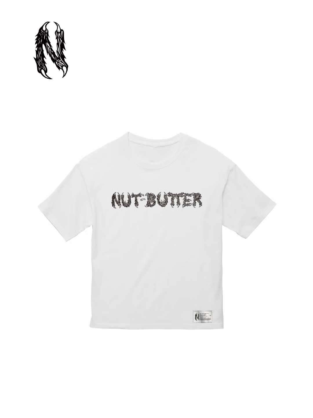 NUT-BUTTER 5.6オンス ビッグシルエット Ｔ #WHITE｜NUT-BUTTER