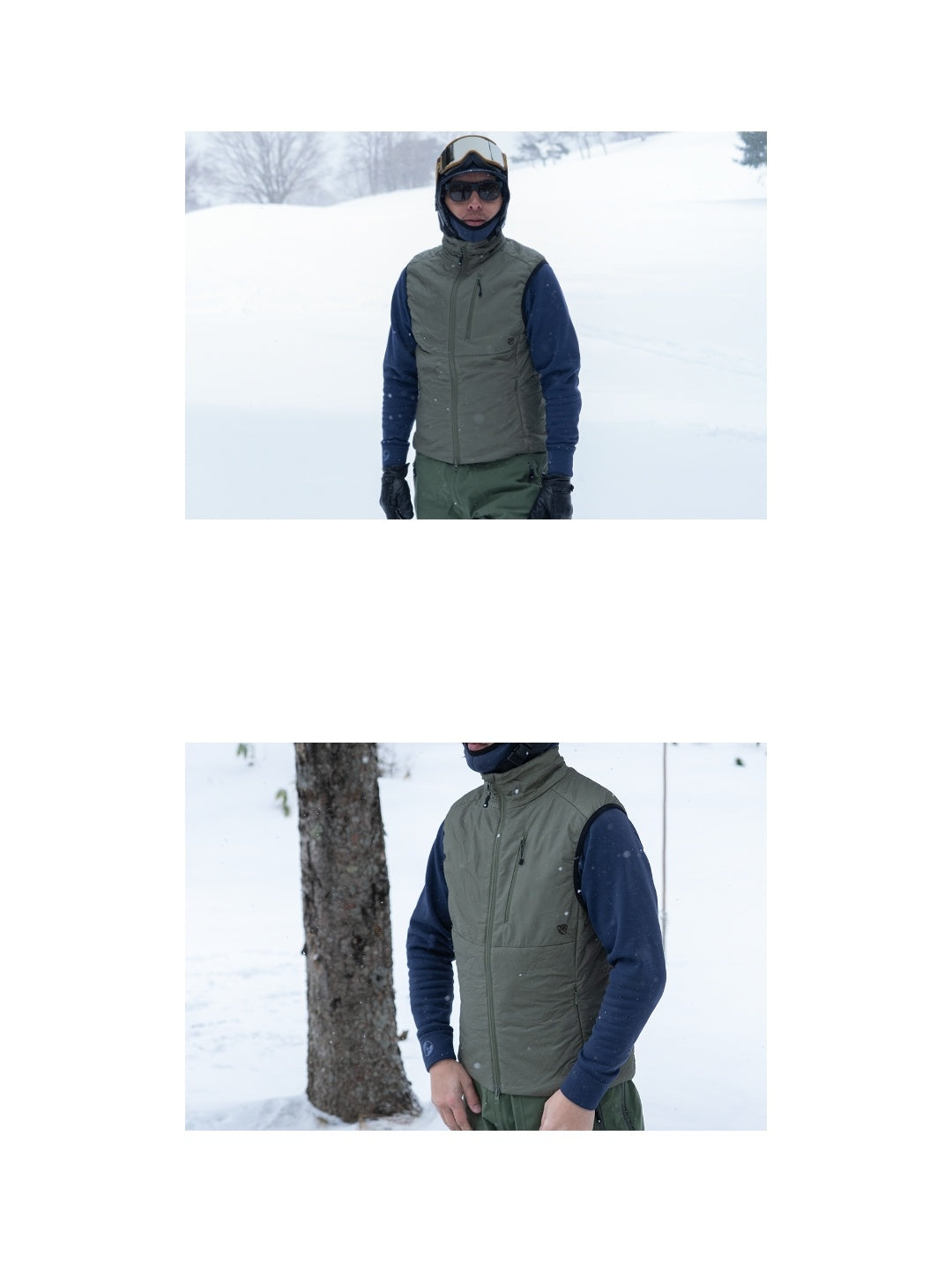 25/26モデル ISULATION VEST #STONE GRAY [PRM-26338]｜P.RHYTHM