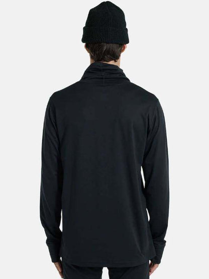 24/25モデル Men's Midweight Base Layer Long Neck Shirt #True Black [132031]｜BURTON