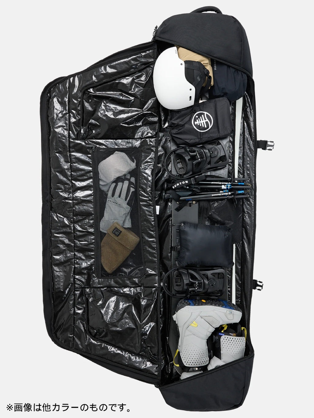 Wheelie Flight Attendant Snowboard Bag #SHARKSKIN [234921]｜BURTON