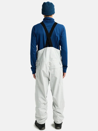 25/26モデル Men's Reserve 2L Relaxed Bib Pants #GRAY CLOUD [302691]｜BURTON