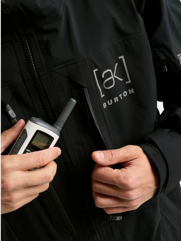 25/26モデル Men's [ak] Hover GORE‑TEX C-Knit 3L Stretch Jacket #TRUE BLACK [100131]｜BURTON