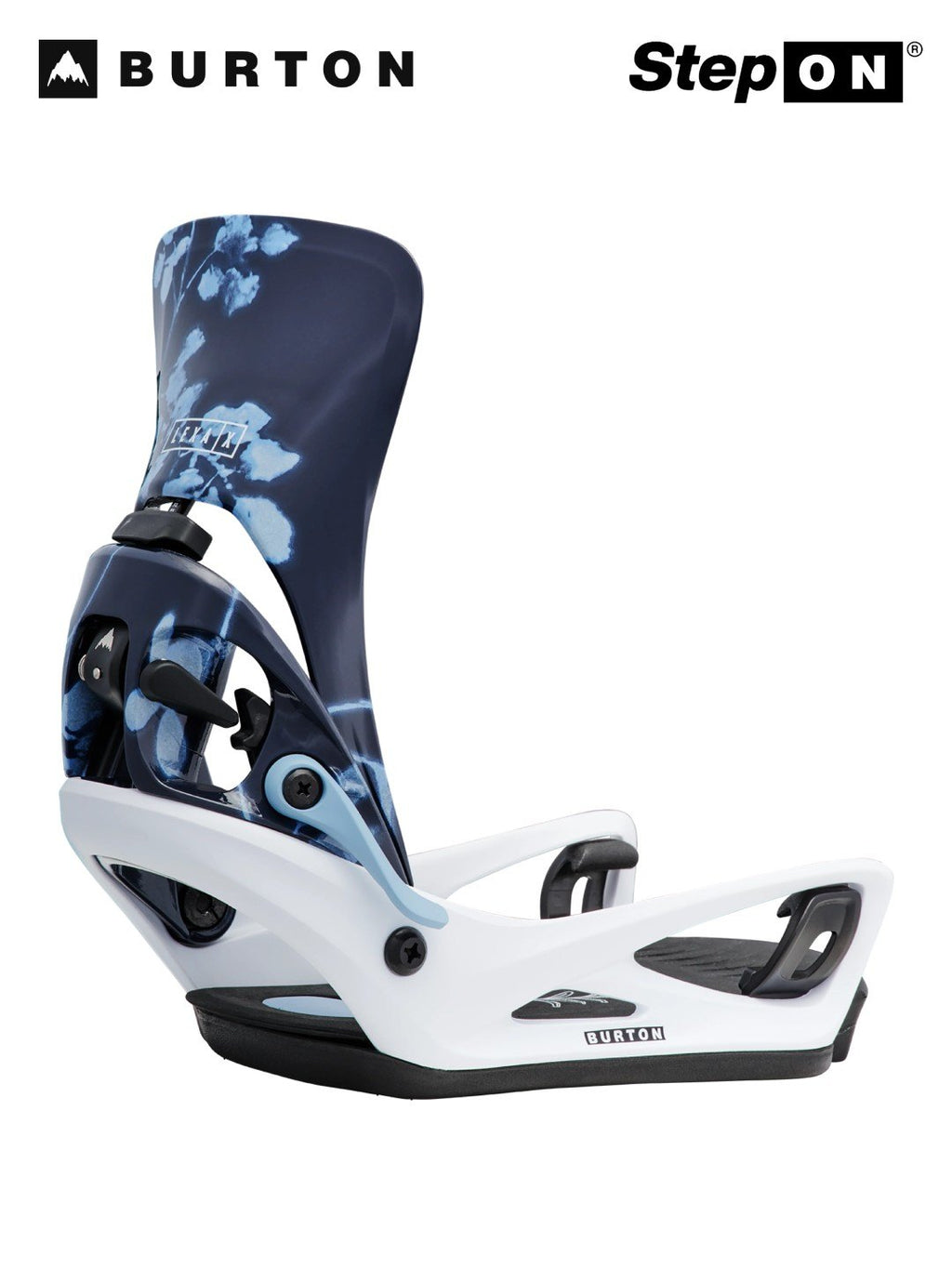 【Women】26/27モデル Women's Step On Lexa X Snowboard Bindings #CYANOTYPE FLORAL/WHITE [307941]｜BURTON