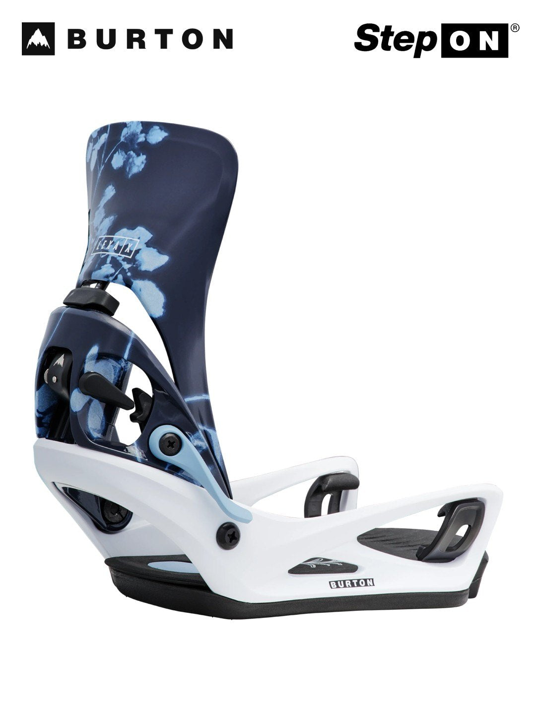 【Women】26/27モデル Women's Step On Lexa X Snowboard Bindings #CYANOTYPE FLORAL/WHITE [307941]｜BURTON