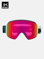 25/26モデル M4 Goggles (Cylindrical) + Bonus Lens + MFI Face Mask #Family Tree/Perceive Sunny Red [203541]｜ANON