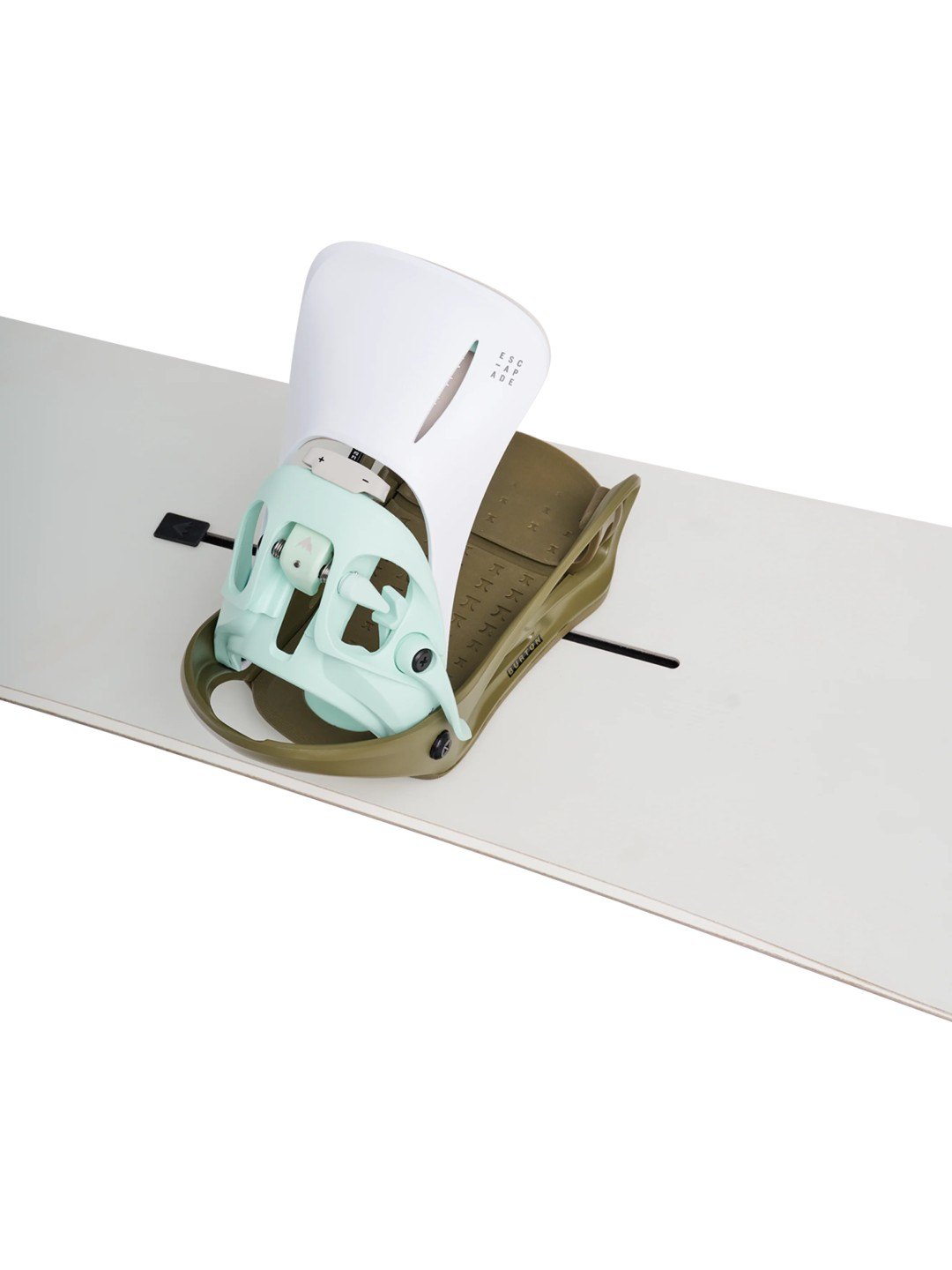【Women】26/27モデル Women's Step On Escapade Re:Flex Snowboard Bindings #WHITE/DRIED MOSS [228091]｜BURTON
