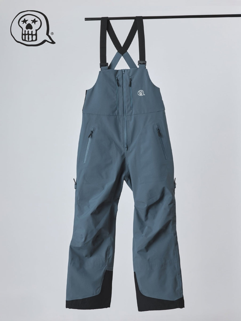 25/26モデル PEEP BIB PANTS STANDARD FIT #BLUEGREY｜unfudge outerwear