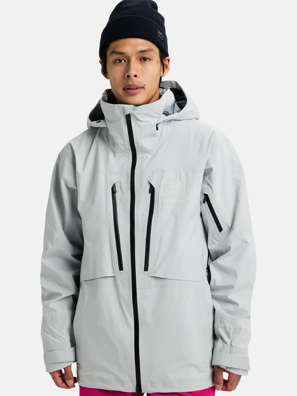 25/26モデル Men's [ak] Hover GORE‑TEX C-Knit 3L Stretch Jacket #GRAY CLOUD [100131]｜BURTON