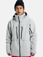 25/26モデル Men's [ak] Hover GORE‑TEX C-Knit 3L Stretch Jacket #GRAY CLOUD [100131]｜BURTON