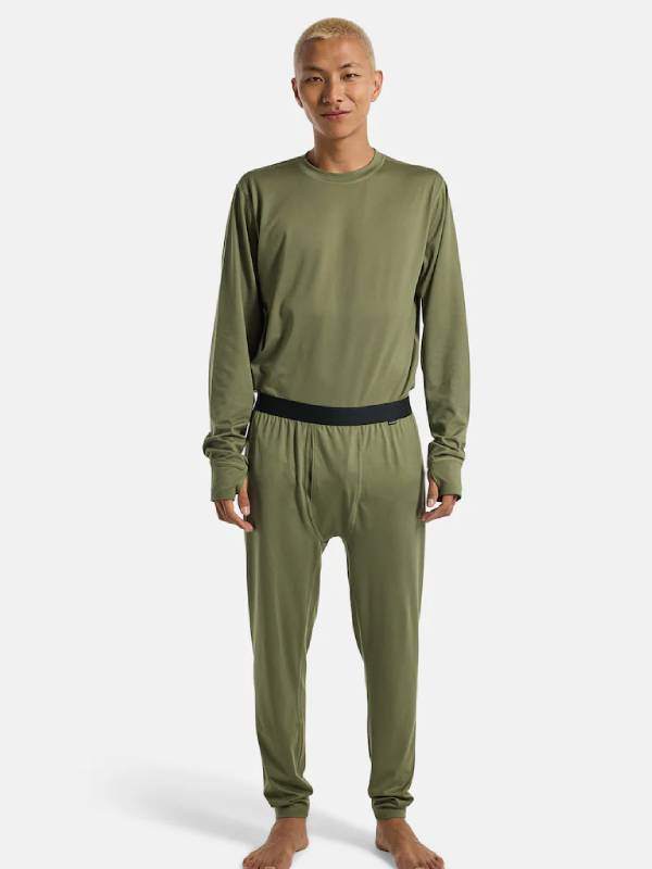 24/25モデル Men's Midweight Base Layer Pants #Forest Moss [102631]｜BURTON