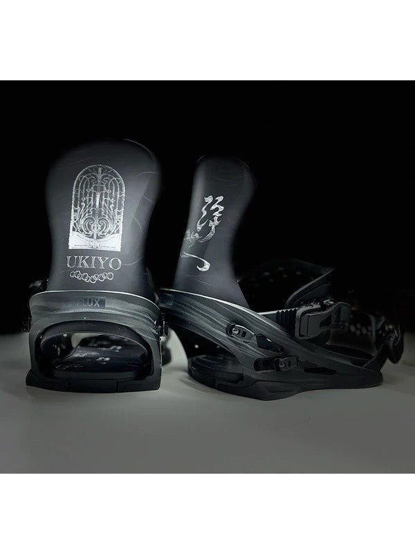 24/25モデル UKIYO x FLUX Bindings #BLACK｜Ukiyo Snowboard