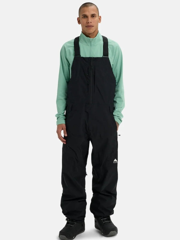 25/26モデル Men's Reserve 2L Relaxed Bib Pants #TRUE BLACK [302691]｜BURTON