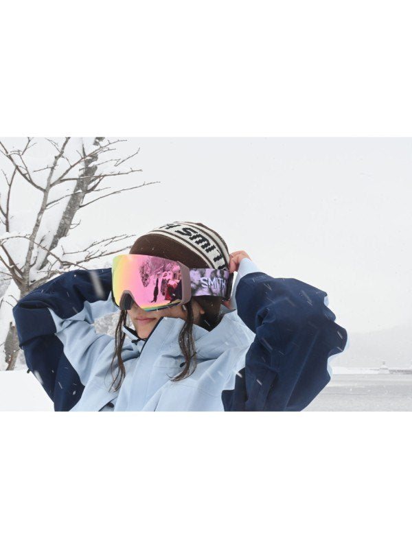 25/26モデル (E)4D MAG XL ( ハードケース＆GGLカバー＆NECK TUBE付属) #DUSK PORTAL / CP EVERYDAY ROSE GOLD MIRROR / CP STORM BLUE SENSOR MIRROR [010276001]｜SMITH