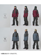 25/26モデル PEEP BIB PANTS STANDARD FIT #BROWN｜unfudge outerwear