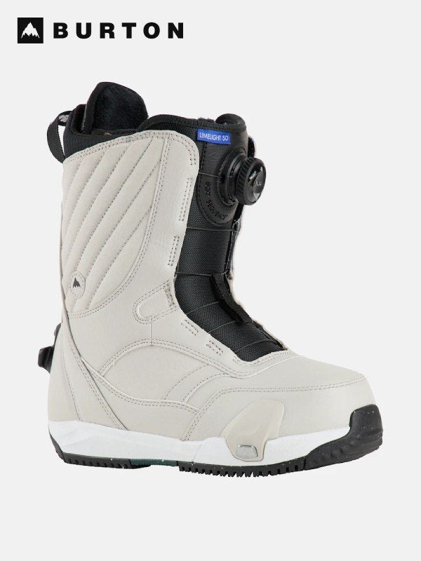 24/25モデル Women's Limelight Step On Wide SnowBoard Boots #Gray Cloud [226251]｜BURTON