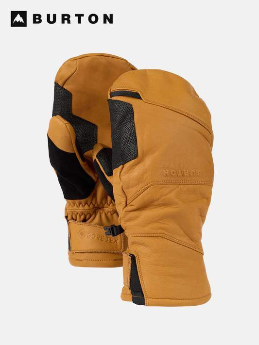 24/25モデル [ak] Clutch Gore Tex Leather Mittens #Honey [233451]｜BURTON