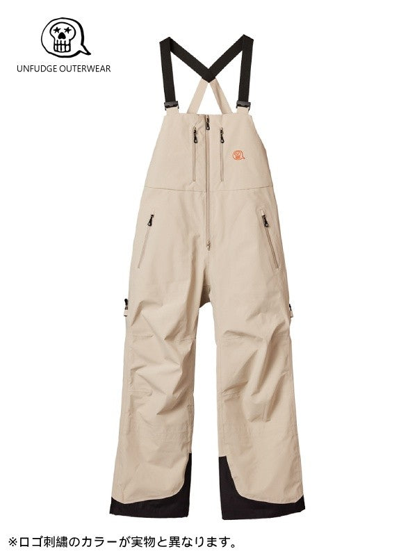 24/25モデル GENTLE BIB PANTS WIDE FIT #BEIGE｜unfudge outerwear