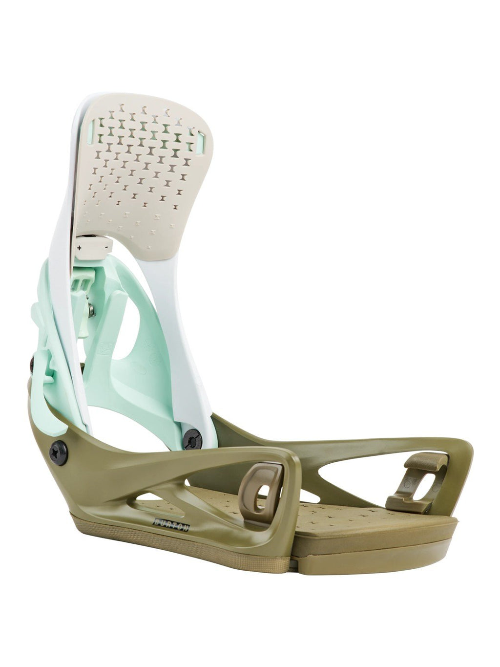 【Women】26/27モデル Women's Step On Escapade Re:Flex Snowboard Bindings #WHITE/DRIED MOSS [228091]｜BURTON