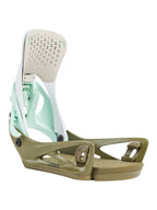 【Women】26/27モデル Women's Step On Escapade Re:Flex Snowboard Bindings #WHITE/DRIED MOSS [228091]｜BURTON
