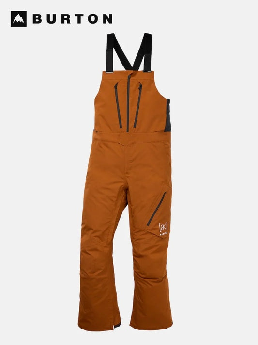 25/26モデル Men's [ak] Cyclic GORE-TEX 2L Bib Pants #CHESTNUT BROWN [220601]｜BURTON