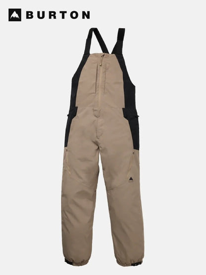 25/26モデル Men's Reserve 2L Relaxed Bib Pants #SUMMIT TAUPE/TRUE BLACK [302691]｜BURTON