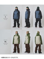 25/26モデル GENTLE BIB PANTS WIDE FIT #BLACK｜unfudge outerwear