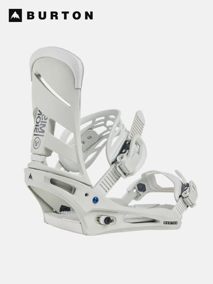 24/25モデル Men's Mission Re:Flex Snowboard Bindings #Gray Cloud [105461]｜BURTON