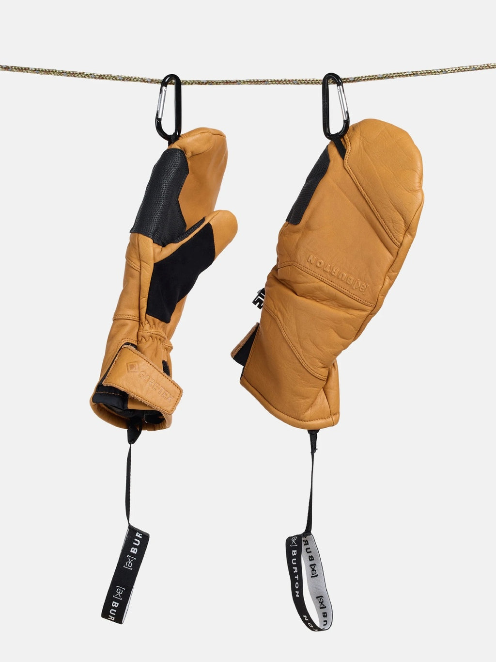 25/26モデル [ak] Clutch GORE-TEX Leather Mittens #HONEY [233451]｜BURTON