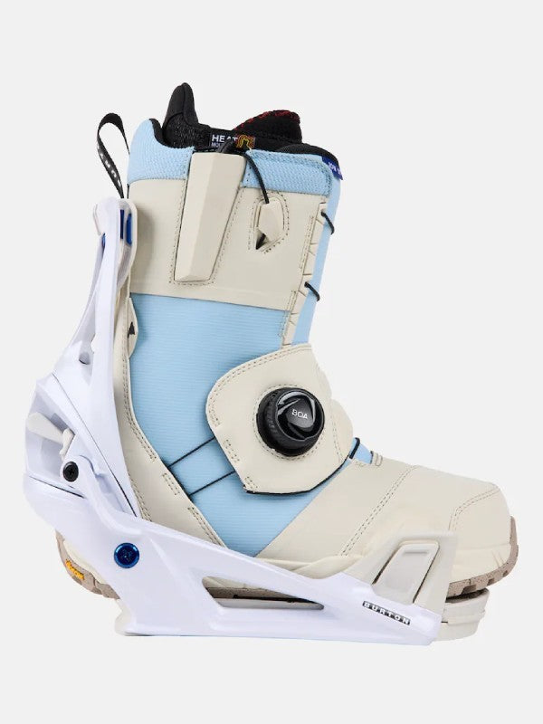 24/25モデル Men's Step On Genesis Re:Flex Snowboard Bindings #White [229601]｜BURTON