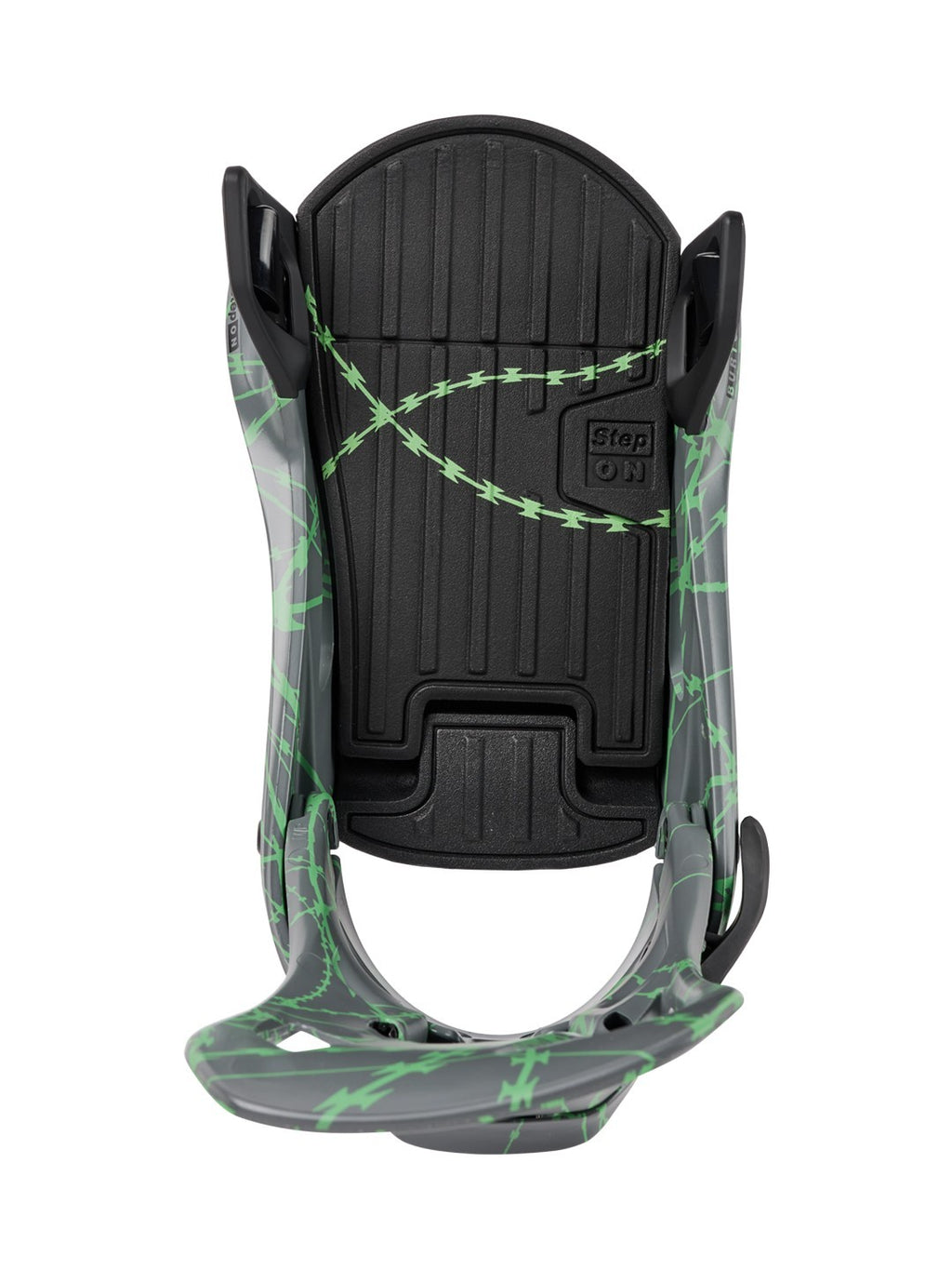 【Men】26/27モデル Men's Step On Re:Flex Snowboard Bindings #GRAY/GREENV [172831]｜BURTON