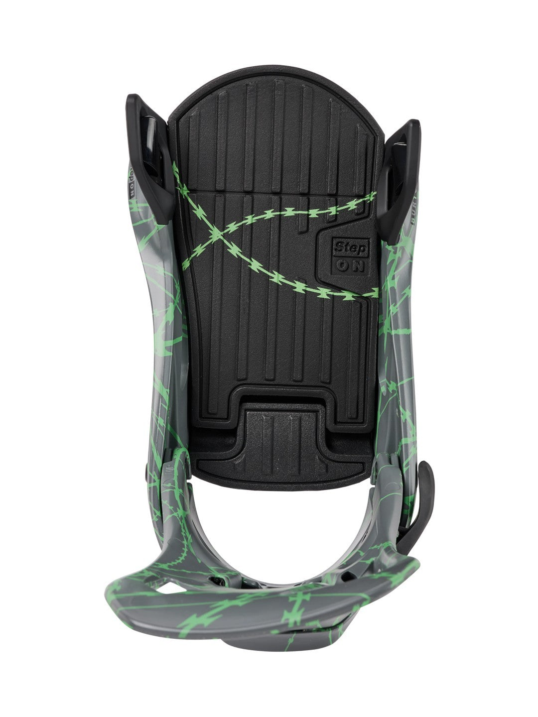 【Men】26/27モデル Men's Step On Re:Flex Snowboard Bindings #GRAY/GREENV [172831]｜BURTON
