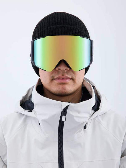 24/25モデル Sync Low Bridge Fit Goggles Bonus Lens #Black/Perceive Variable Green [215081]｜ANON