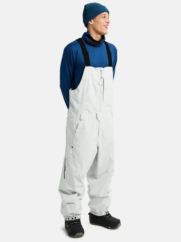 25/26モデル Men's Reserve 2L Relaxed Bib Pants #GRAY CLOUD [302691]｜BURTON