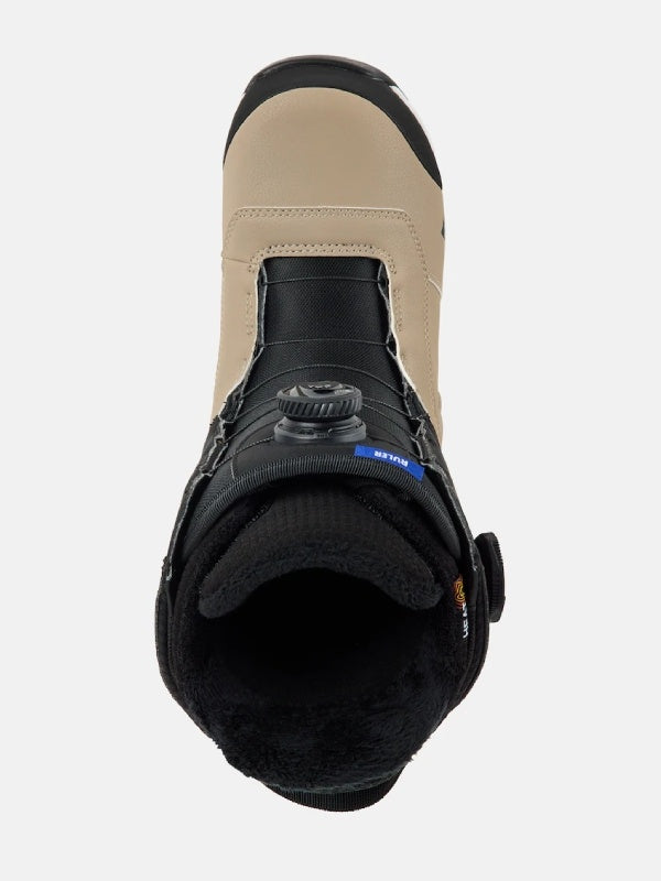 25/26モデル Men's Ruler BOA Wide Snowboard Boots #BLACK/SUMMIT TAUPE [203171]｜BURTON