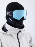 23/24モデル M4 Cylindrical Goggles +Bonus Lens+MFI Face Mask #Black/Perceive Variable Blue [203401]｜ANON